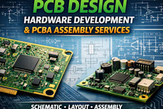 do pcb design pcb assembly hardware development and pcba generation