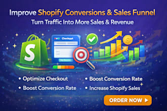 improve shopify conversion rate, shopify sales funnel to turn traffic into sales