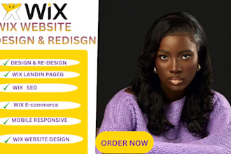 do professional wix website design, redesign and online store wix busines