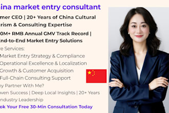 china tourism growth consultant  ex CEO  20yrs industry experience  market entry