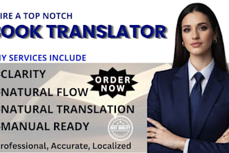 translate certified french book translation to english with proofread