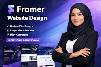 design framer website, framer landing page, figma to framer conversion