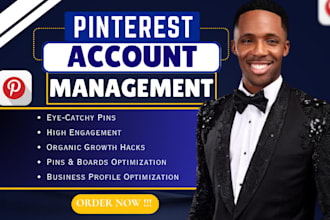 manage and grow your pinterest account with SEO strategy