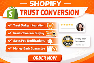 setup shopify trust conversion nudgify provesource nextscale fera trustplus