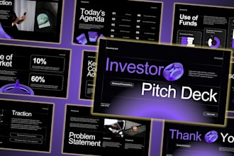 design investor pitch deck powerpoint presentation design business pitch deck