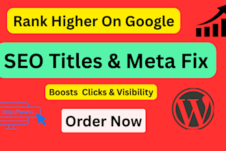 optimize SEO titles and meta descriptions for google ranking