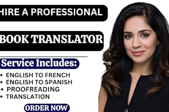 professionally translate your book to spanish or english