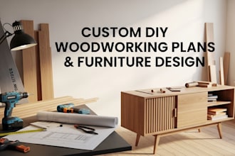 design and build custom DIY woodworking projects and furnituren plans