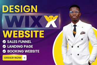 design, redesign beauty and skincare wix website or wix studio site online site