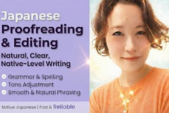 proofread and refine your japanese writing