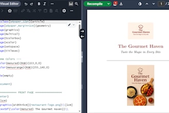 design your documents in latex