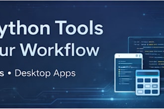 build a custom python desktop tool or utility