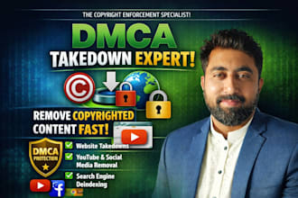 send professional dmca takedown notice to remove stolen content