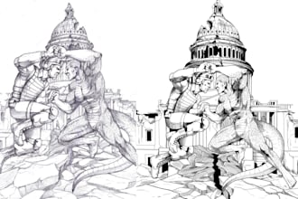 draw pencil sketch for you