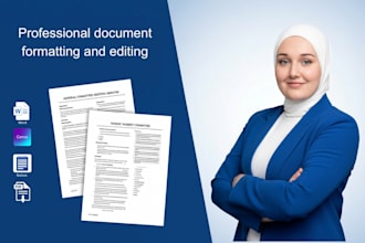 professionally format and edit your business documents