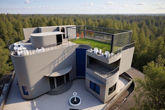 do realistic 3d architectural visualization