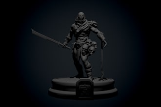 create 3d model,toys figure for 3d printing,character, 3d action,for animation