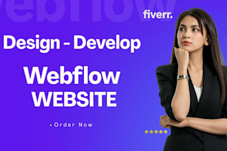 build a modern budget friendly webflow website