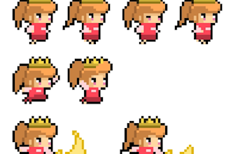 create pixel art sprites, tilesets, and game assets