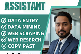 do accurate data entry, copy paste, typing and excel work