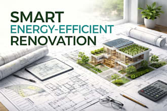 build a smart energy efficient design and architecture renovation reuse design