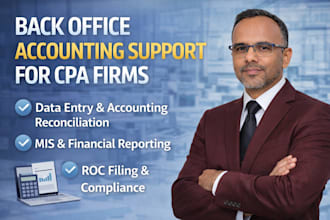 provide offshore bookkeeping and back office support for CPA firms for US and UK