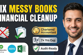 clean up and rebuild financial statements from messy records
