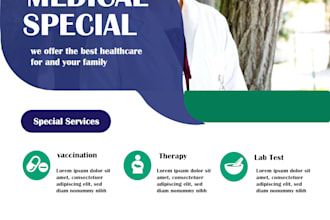 design a modern professional flyer layout