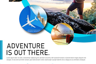 design amazing  posters for travel and restaurant business