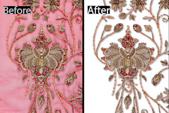 change,remove background professionally with natural shadow