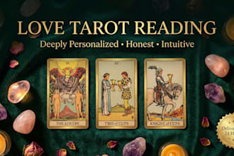 provide a personalized love tarot reading with deep insight