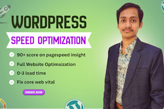 do wordpress speed optimization or speed up wordpress website pagespeed