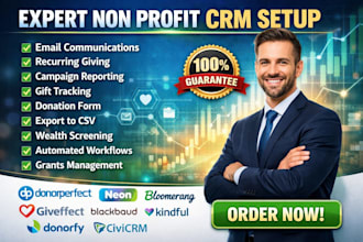 setup donorperfect neon bloomerang giveffect blackbaud kindful  donorfy civi CRM