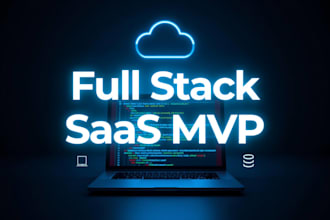 build your full stack saas web application mvp