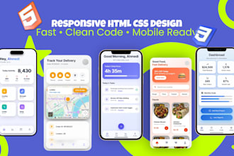 design mobile friendly HTML  CSS web pages