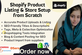 build your shopify store from scratch