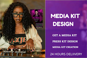 create a professional press kit  electronic press kit epk