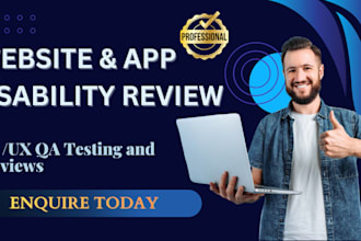 review your website or app usability