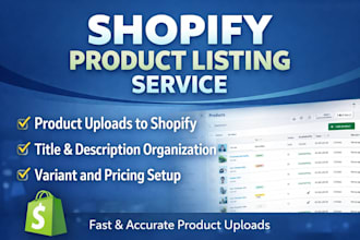 shopify product listing, product upload and import dsers