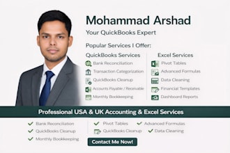 do quickbooks cleaning bookkeeping and bank reconciliation