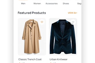 design premium ecommerce mobile app UI UX in figma