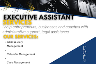handle your admin, email and project management as a VA