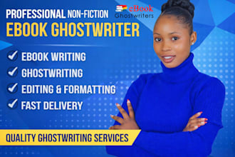 be your expert ebook ghostwriter for selfhelp fiction and nonfiction