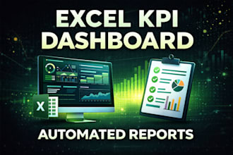 create an automated excel KPI dashboard