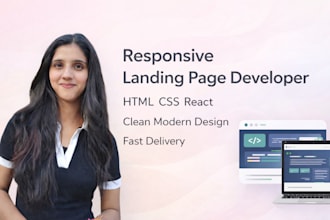 build in responsive landing page
