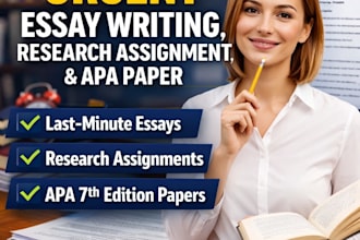 write urgent essays, research assignments and apa 7th edition papers