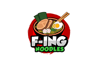 create attractive and imagination noodles logo design
