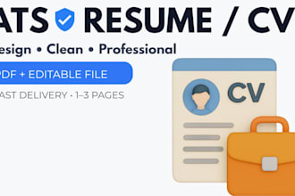 design a professional ats friendly resume