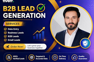 do b2b targeted lead generation, web research, and icp list building