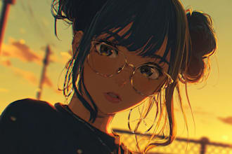 design a anime character for you